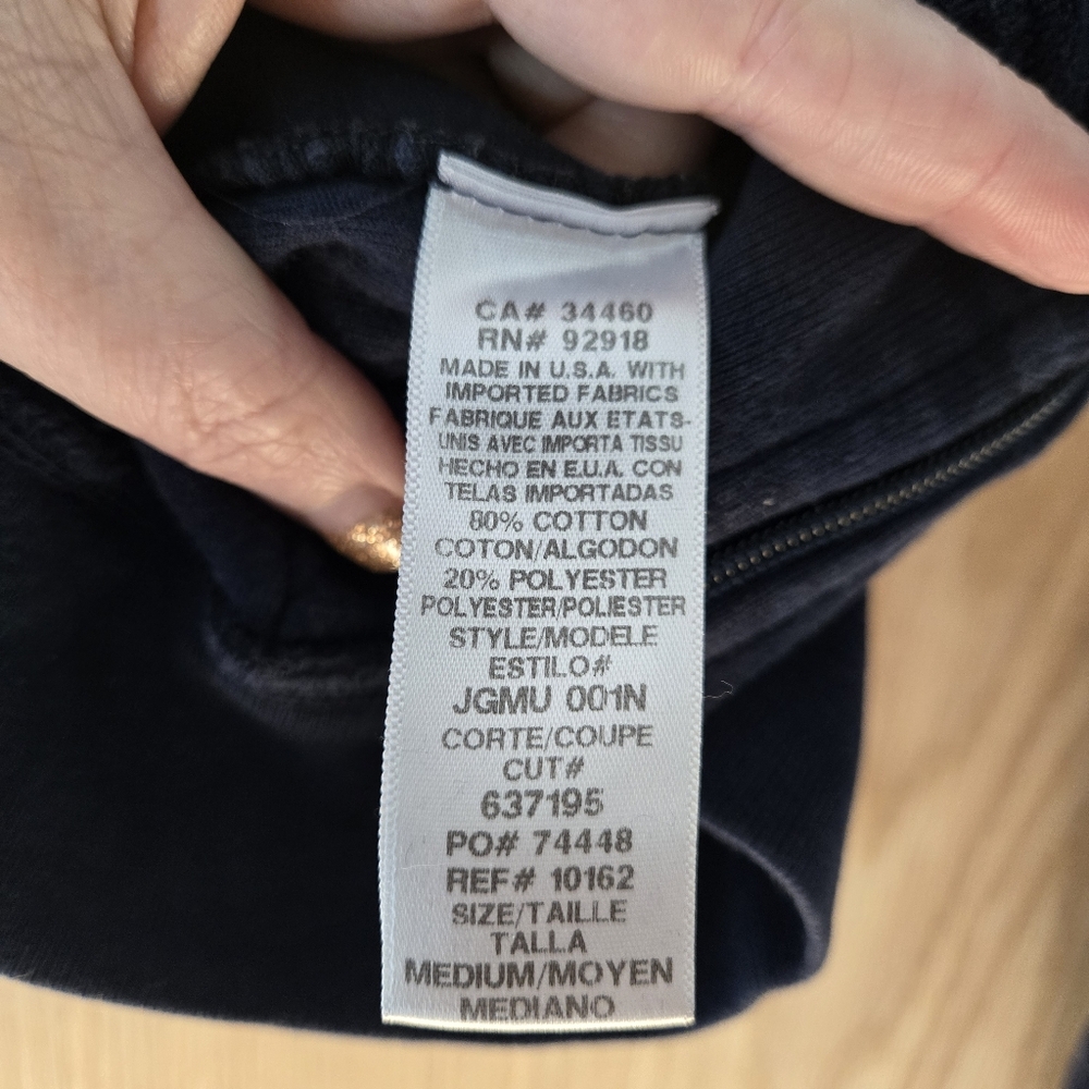 Juicy Couture Navy Velour Blue zip up hoodie track suit jacket - Picture 6 of 7